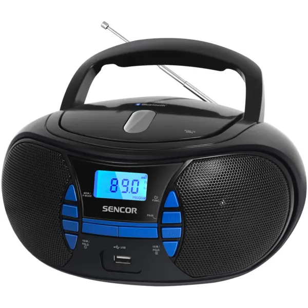 Sencor Radio, Sencor, SPT 2700BK, Bluetooth, USB, MP3, Negru (SPT 2700 BK)