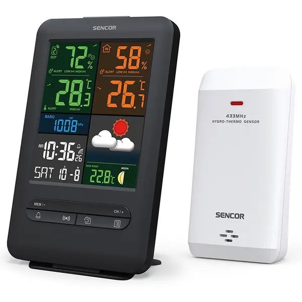 Sencor Statie Meteo Sencor SWS 7300, Negru