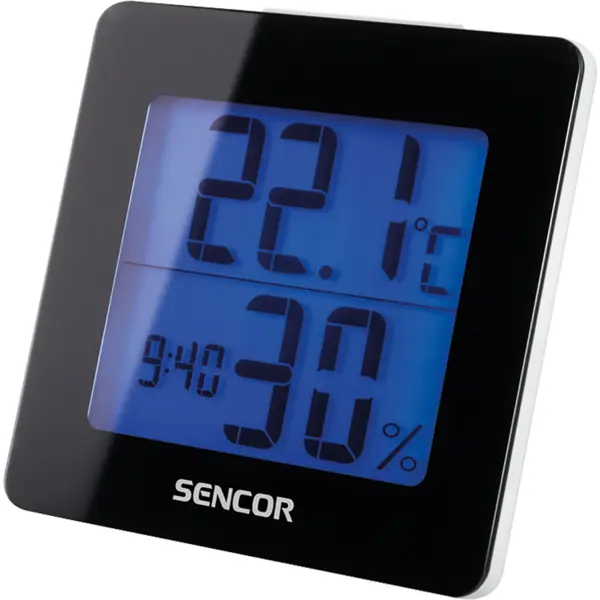Sencor Termometru Sencor SWS 1500 B, functie desteptator, negru