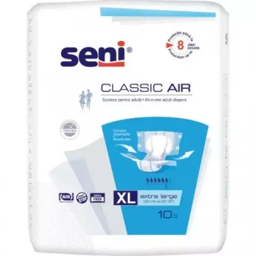 Seni Classic Air scutece adulti Extra Large, 10 buc. Zephyr Labs