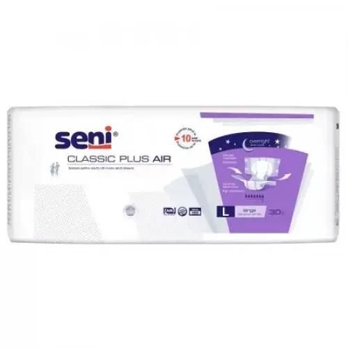 Seni Classic Plus scutece adulti Large, 30 buc. Zephyr Labs