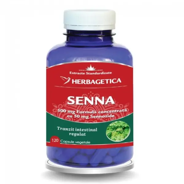 Senna, 120 capsule, Herbagetica