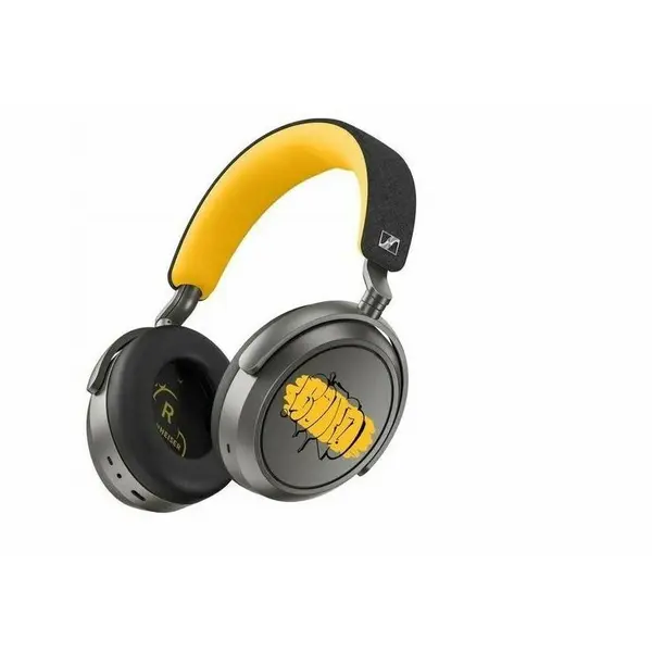 Sennheiser Casti Sennheiser Momentum 4 Wireless, editie aniversara de 80 de ani, Galben-negru