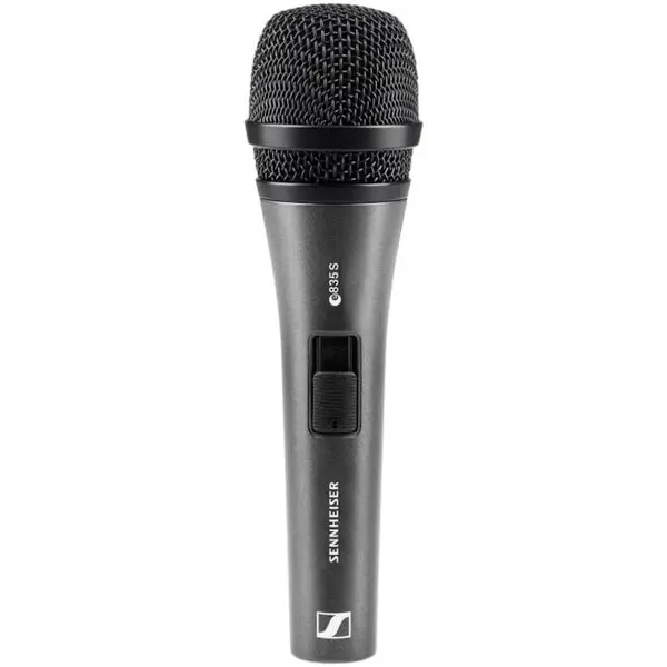 Sennheiser Sennheiser E 835-S - vocal, dynamic, cardioid microphone with on-off switch