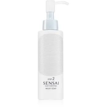 Sensai Silky Purifying Milky Soap Sapun hidratant pentru curatare uscata si foarte uscata
