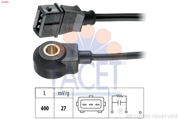 Senzor batai FACET Made in Italy - OE Equivalent 9.3002