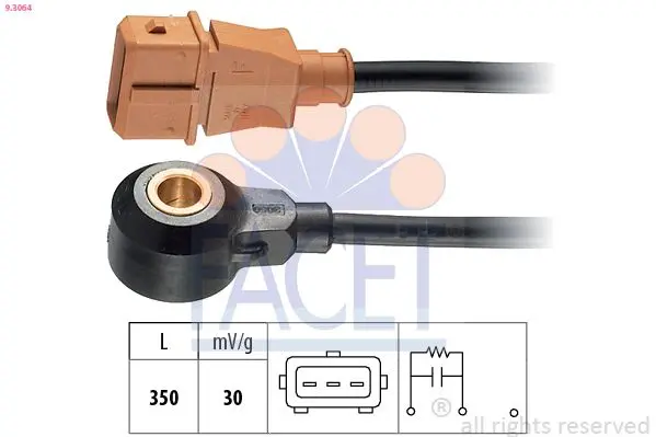 Senzor batai FACET Made in Italy - OE Equivalent 9.3064
