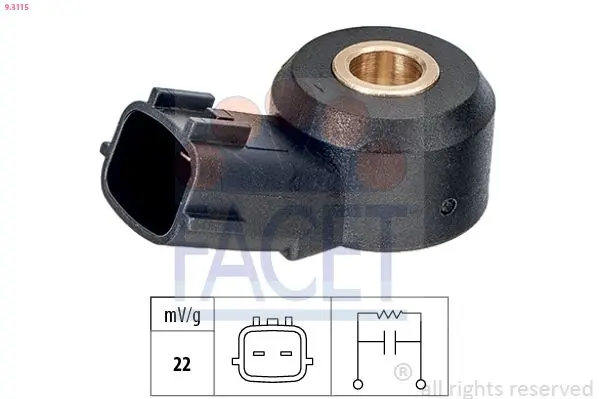 Senzor batai FACET Made in Italy - OE Equivalent 9.3115