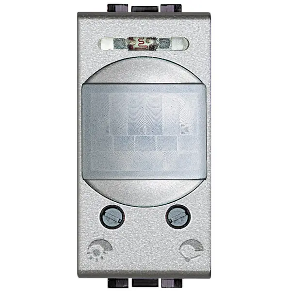 Senzor de miscare IR pasiv 1 modul Bticino Living Light NT4431N, argintiu