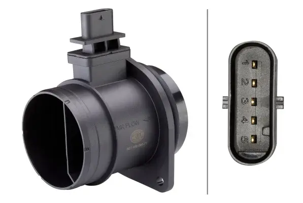 Senzor debit aer (5 pin, modul) potrivit MINI (R56), (R57), (R58), (R59), CLUBMAN (R55) 1.6 11.07-05.15