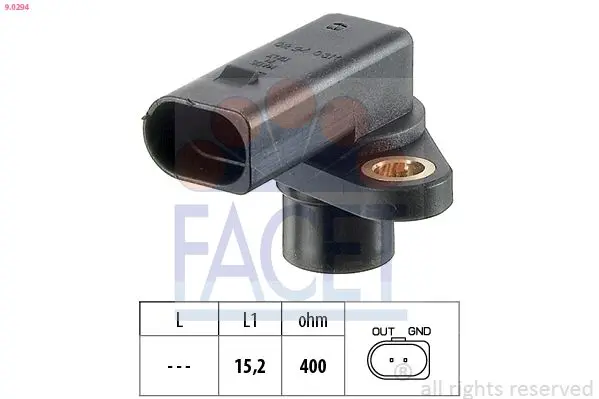 Senzor impulsuri, arbore cotit FACET Made in Italy - OE Equivalent 9.0294