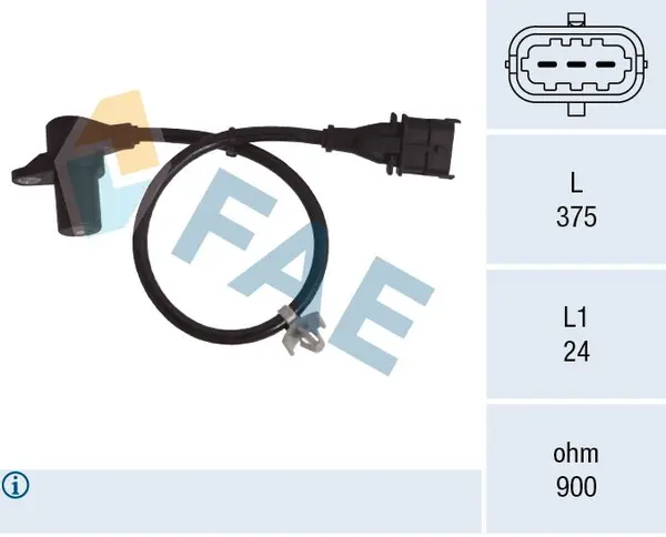 Senzor impulsuri, arbore cotit FAE 79303