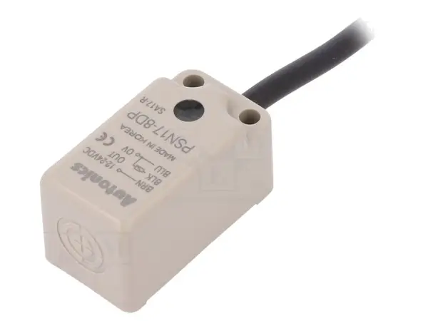 Senzor: inductiv 0÷8mm PNP / NO Ualim: 10÷30VDC 200mA cablu 2m