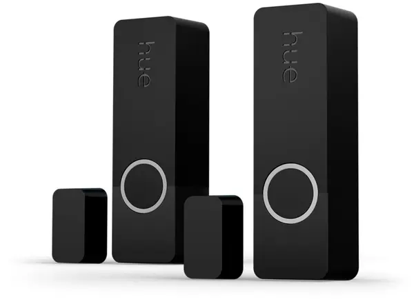 Senzor inteligent de protecție Philips - Hue Contact, 2 bucăți, negru