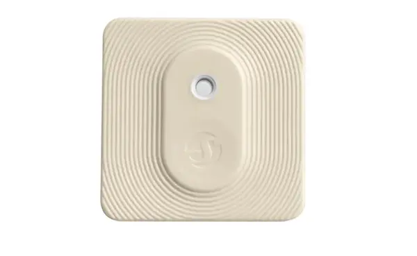 Senzor inteligent de temperatura si umiditate Shelly BLU HT Ivory, Bluetooth, control aplicatie, IP54