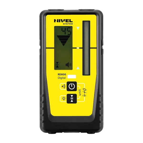 Senzor laser digital pentru lasere rotative cu afișare digitală - Nivel System-RD800-Digital