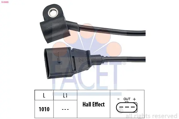 senzor,pozitie ax cu came FACET Made in Italy - OE Equivalent 9.0565