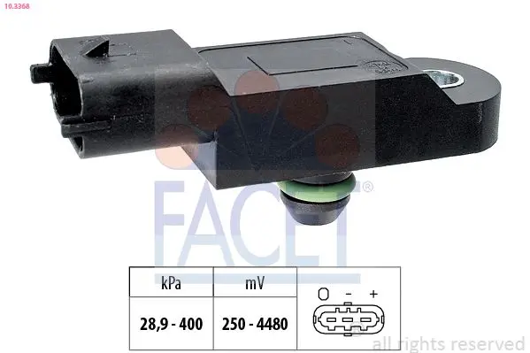 senzor presiune aer FACET Made in Italy - OE Equivalent 10.3368