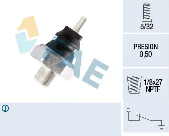Senzor presiune ulei FAE 12040