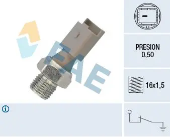 Senzor presiune ulei FAE 12640