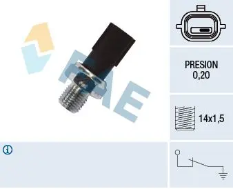 Senzor presiune ulei FAE 12702