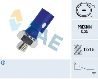 Senzor presiune ulei FAE 12841