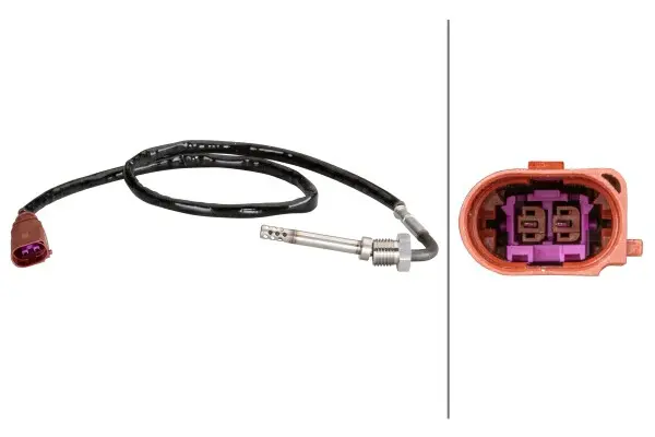 Senzor, temperatura gaze evacuare HELLA 6PT 010 376-191