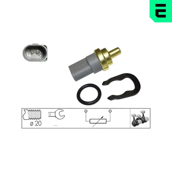 senzor,temperatura lichid de racire ERA 330546