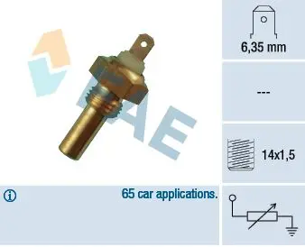 senzor,temperatura lichid de racire FAE 31290