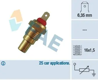 senzor,temperatura lichid de racire FAE 31330