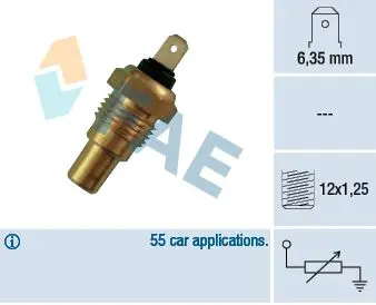 senzor,temperatura lichid de racire FAE 31580