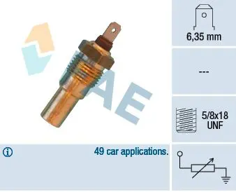 senzor,temperatura lichid de racire FAE 31690