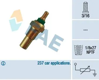 senzor,temperatura lichid de racire FAE 32010