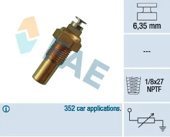 senzor,temperatura lichid de racire FAE 32230