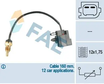 senzor,temperatura lichid de racire FAE 32426