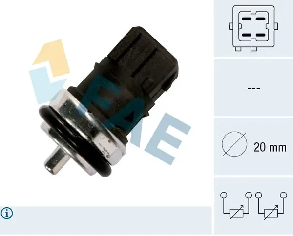 senzor,temperatura lichid de racire FAE 33810