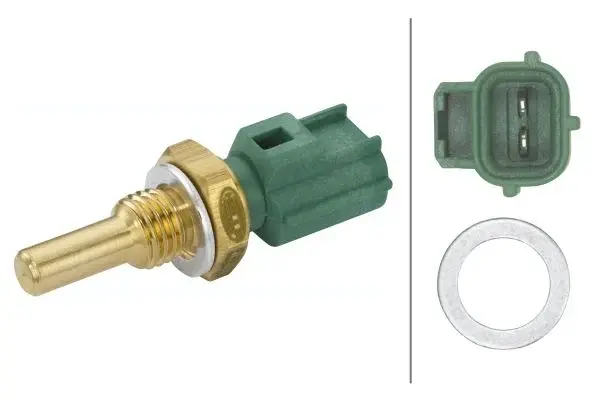 Senzor temperatura lichid racire (numar pini: 2, gri verde) potrivit VOLVO C30, C70 I, C70 II, S40 II, S60 I, S80 I, S80 II, V50, V70 II, V70 III, XC60 I, XC70 I, XC70 II, XC90 I 1.3-6.0 08.89-