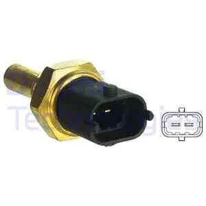 Senzor temperatura lichid racire (numar pini: 2, negru) ALFA ROMEO 159, 4C, 4C SPIDER, BRERA, GIULIETTA, MITO, SPIDER; FIAT 500L, 500X, BRAVO II, CROMA, DOBLO, DUCATO, FREEMONT 1.6-2.2 dupa 1995
