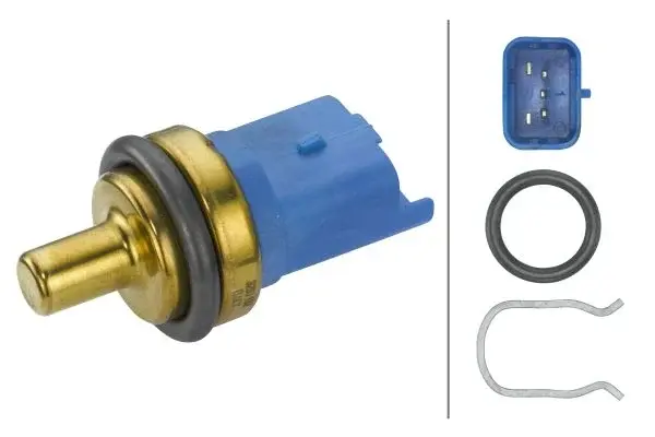 Senzor temperatura lichid racire (numar pini: 3, albastru) potrivit CITROEN BERLINGO, BERLINGO MINIVAN, JUMPER, XSARA; FIAT DUCATO; PEUGEOT 206, 306, BOXER, PARTNER 2.0D 2.2D 02.99-