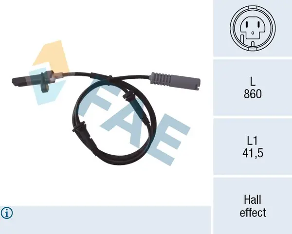 senzor,turatie roata FAE 78009