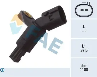 senzor,turatie roata FAE 78016