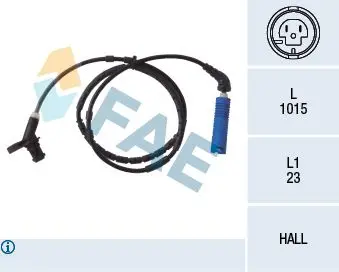 senzor,turatie roata FAE 78039
