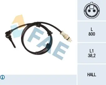 senzor,turatie roata FAE 78242
