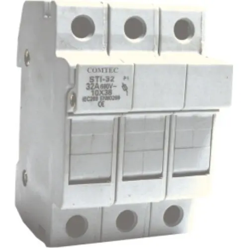 Separator cu fuzibil Comtec MF0006-19505, fara LED, 3P, 32A, 10x38mm, 230-430VAC