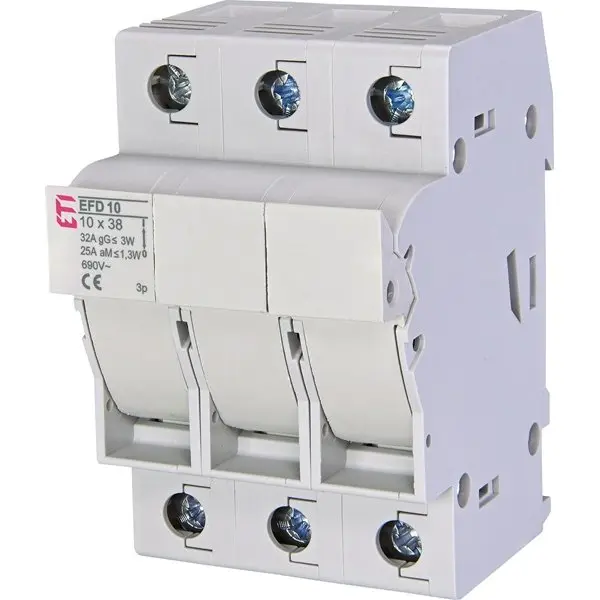 Separator cu fuzibil ETI 002540004, pentru CH10x38, maxim 32A,3P EFD 10 3p