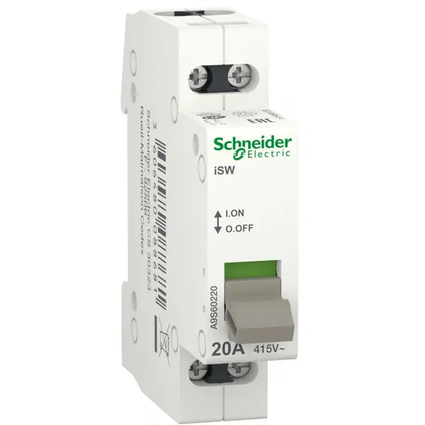 Separator de sarcina ACTI9 ISW 2P 20A 415V Schneider A9S60220