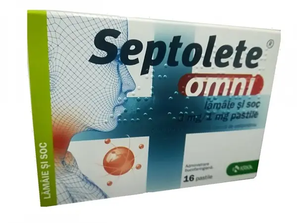 SEPTOLETE OMNI LAMAIE SI SOC 3 MG/1 MG X 16