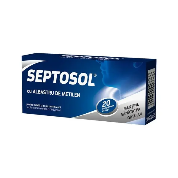 Septosol cu albastru de metilen | 20 de comprimate