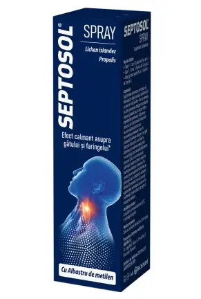 Septosol spray cu albastru de metilen 30 ml