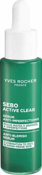 Ser anti-imperfectiuni Sebo Active Clear, 30ml, Yves Rocher